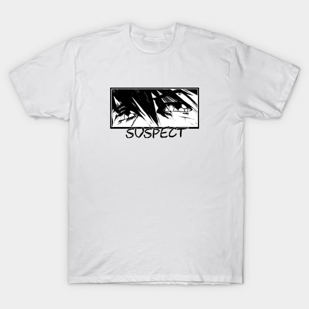 Suspect Eyes Grunge Aesthetic T-Shirt by DaphInteresting